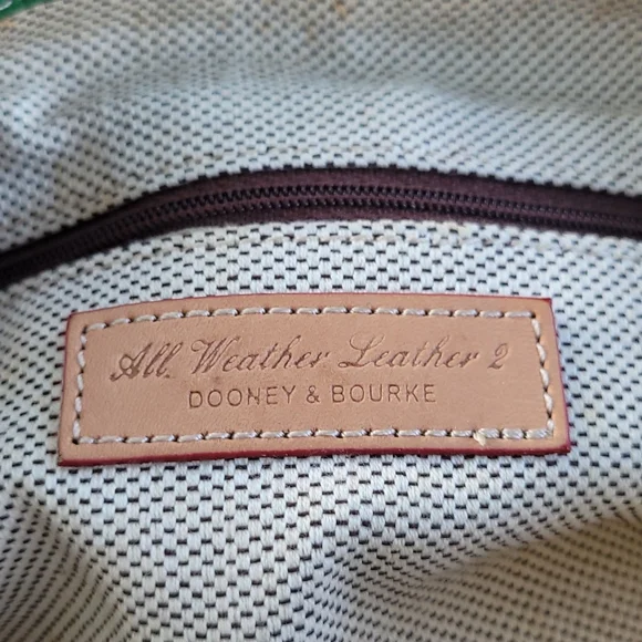 ‼️SOLD‼️ Vintage Dooney & Bourke AWL2 Grass Green Slouch Bag - Picture 11 of 12